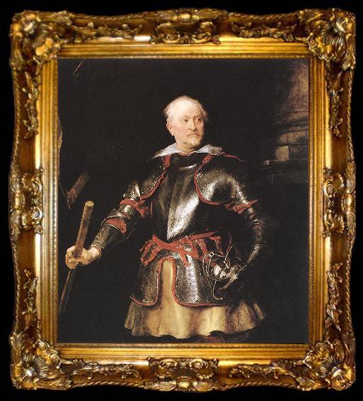 framed  DYCK, Sir Anthony Van Portrait of a Member of the Balbi Family, ta009-2